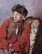 Ilia Efimovich Repin Vasile Repin portrait oil on canvas